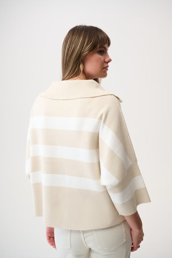 Joseph Ribkoff | Sweater W/zipped Collar