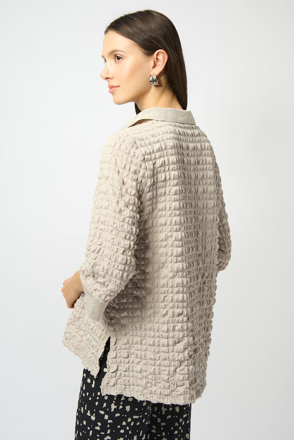 Joseph Ribkoff | Bubble Jacquard A-line Top