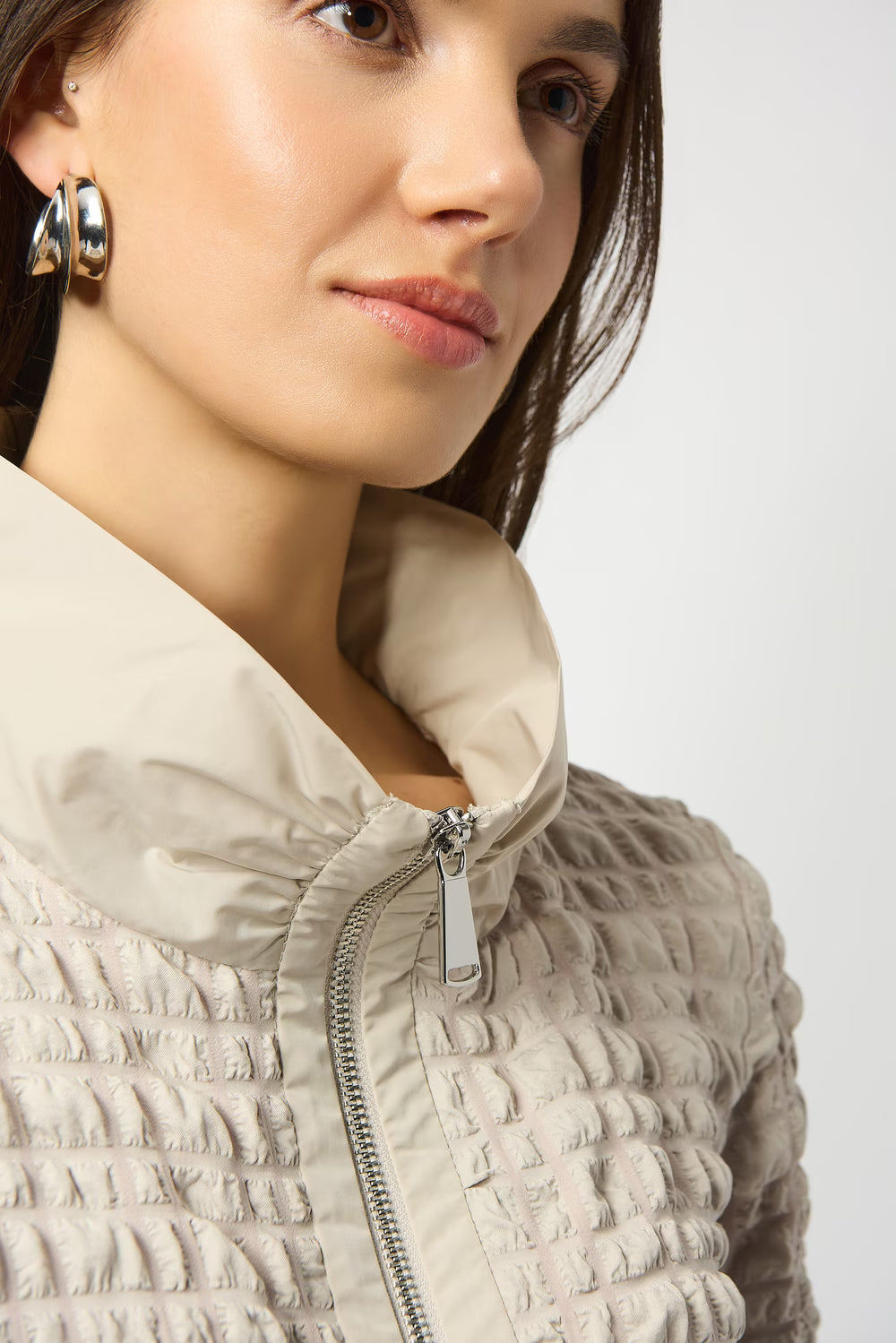 Joseph Ribkoff | Bubble Jacquard A-line Top