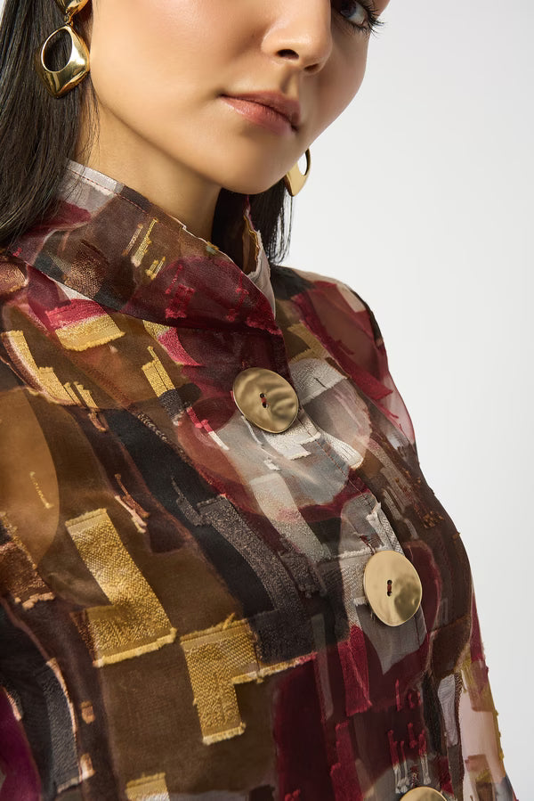 Joseph Ribkoff | Organza 2-pc Trapeze Jacket