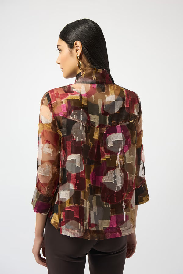 Joseph Ribkoff | Organza 2-pc Trapeze Jacket