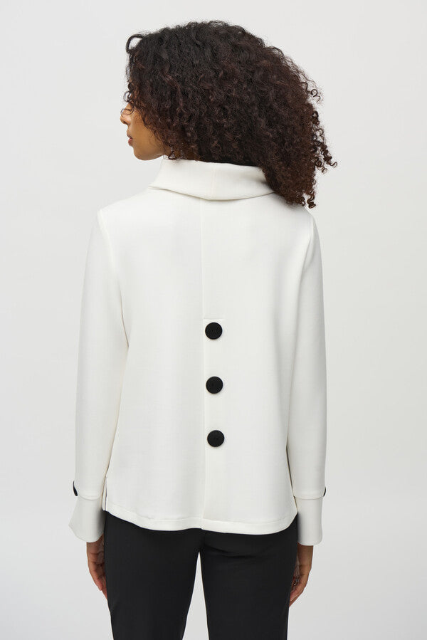 Joseph Ribkoff | Jacket W/black Buttons | Joseph Ribkoff | Cloister Collection Designer Fashion