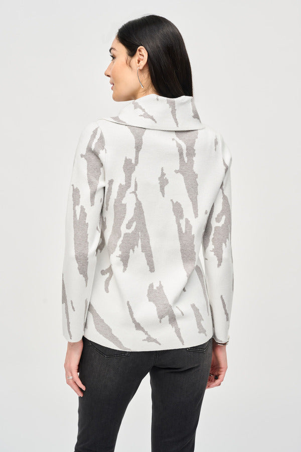 Joseph Ribkoff | Zip Collar Tunic | Joseph Ribkoff | Cloister Collection Designer Fashion