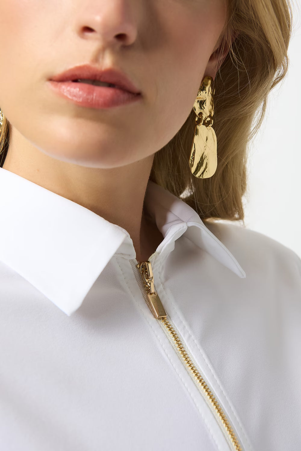 Joseph Ribkoff | Stretch Poplin Straight Top