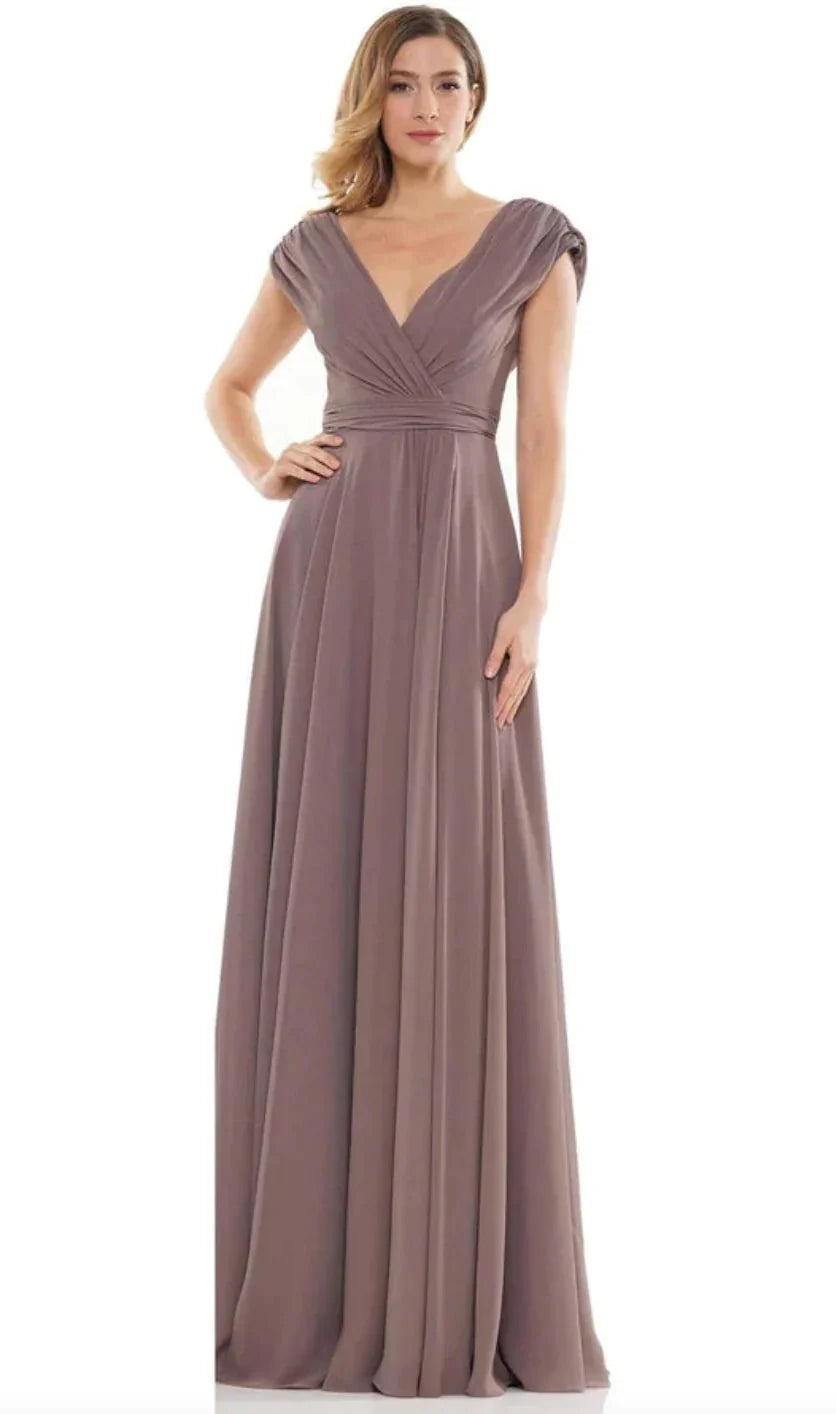 Marsoni | Marsoni | Shirred Cap Slv. Gown | Cloister Collection | M.O.B.