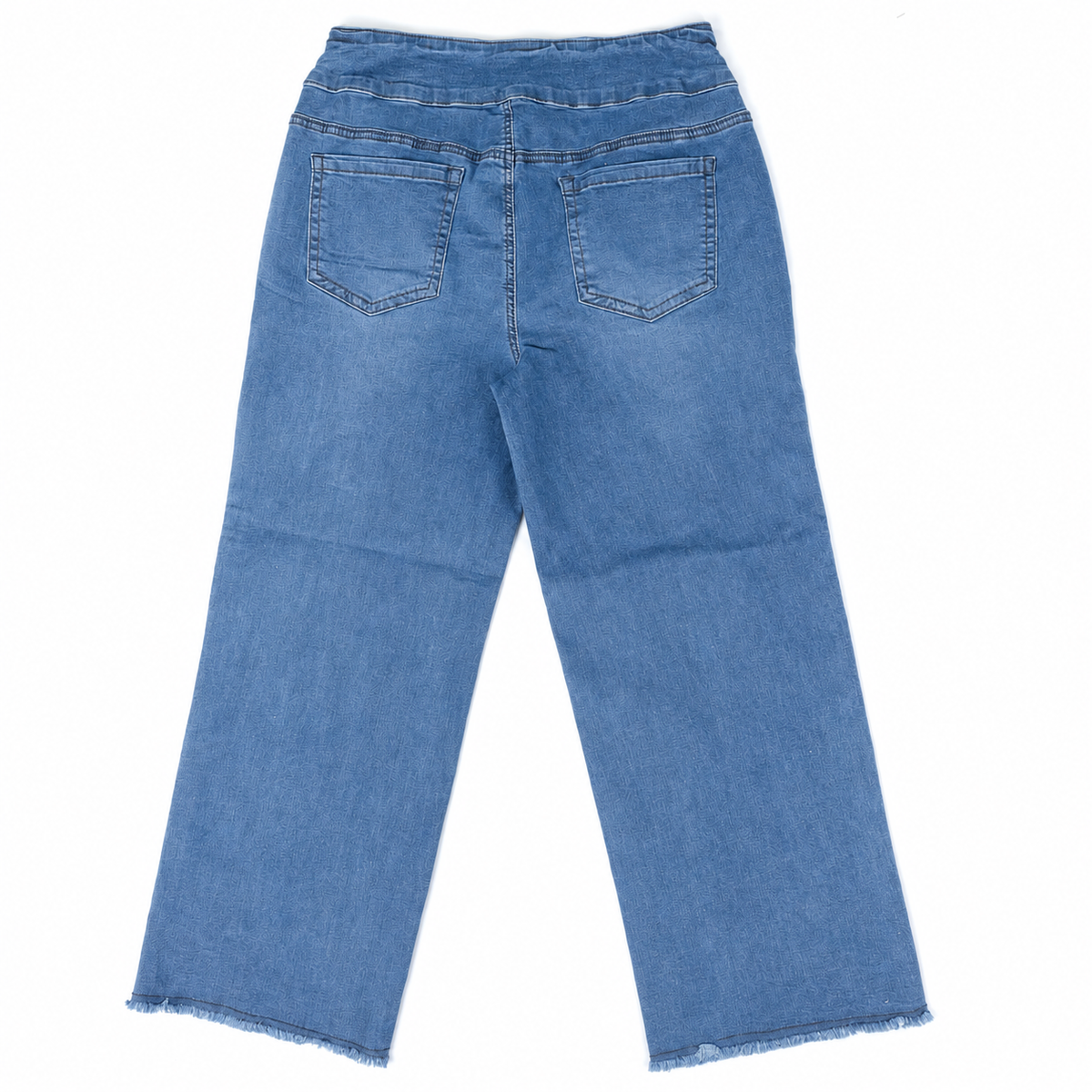 Medium Wash Jeans with Embroidery