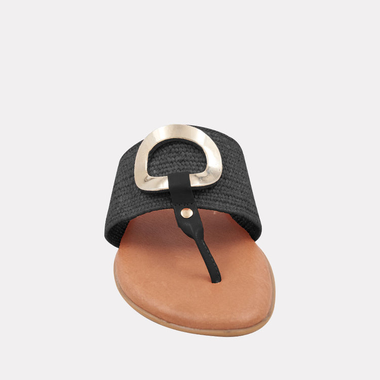 Andre Assous | Nixy Flat Sandal with Ring