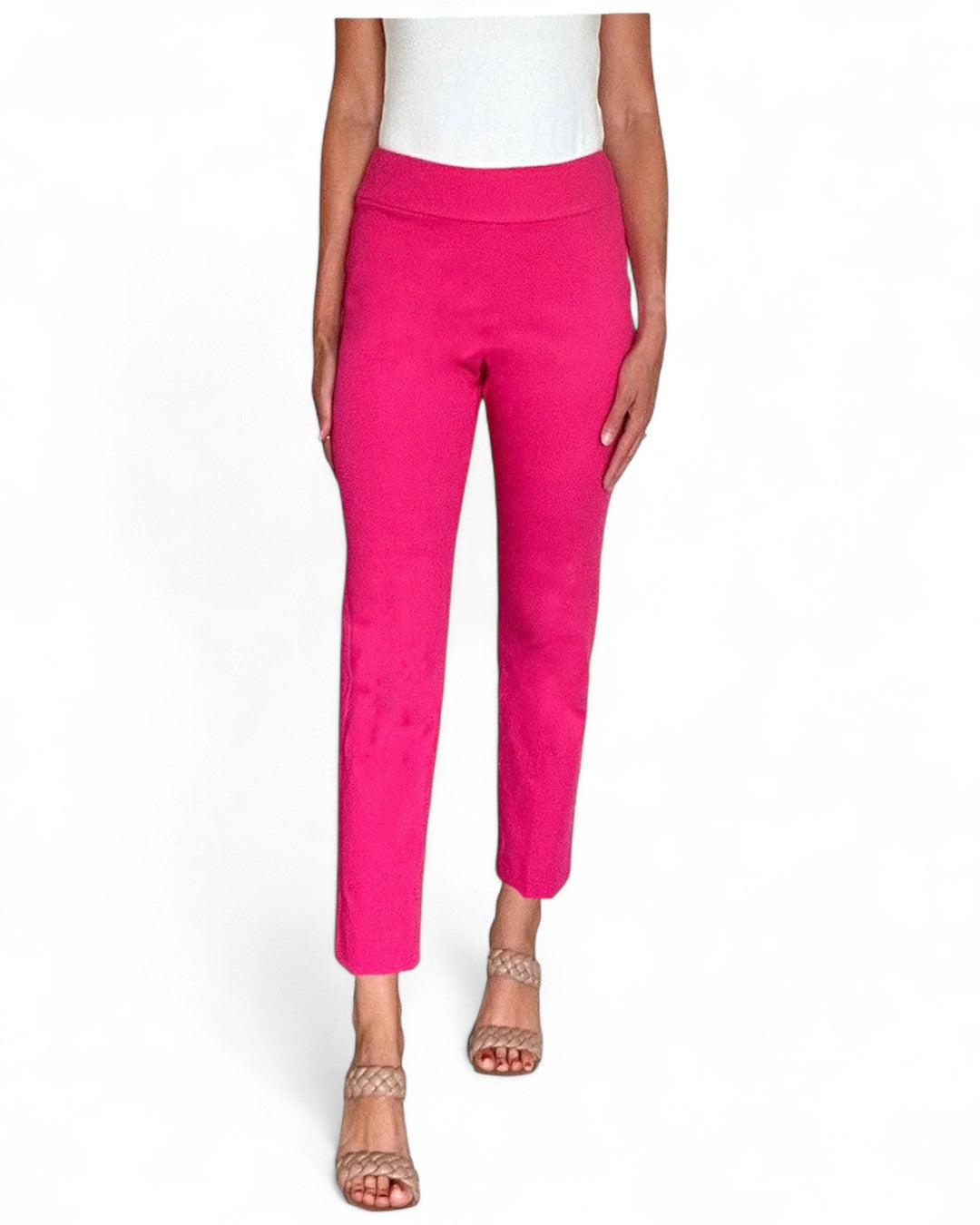 Denim Ankle Pant Pink Denim