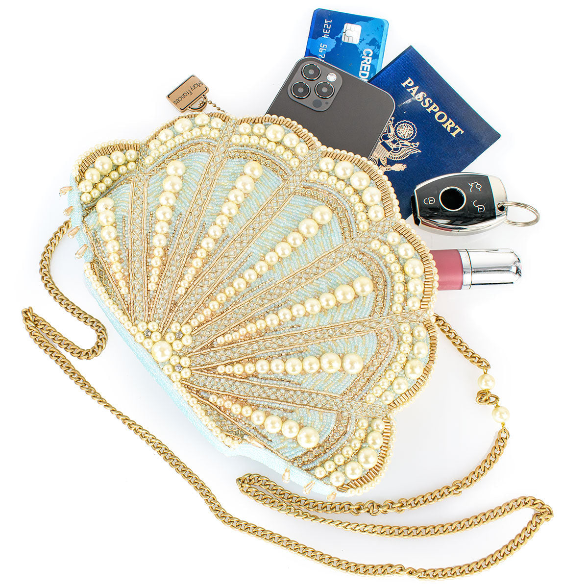 Seaside Pearl Shell Crossbody