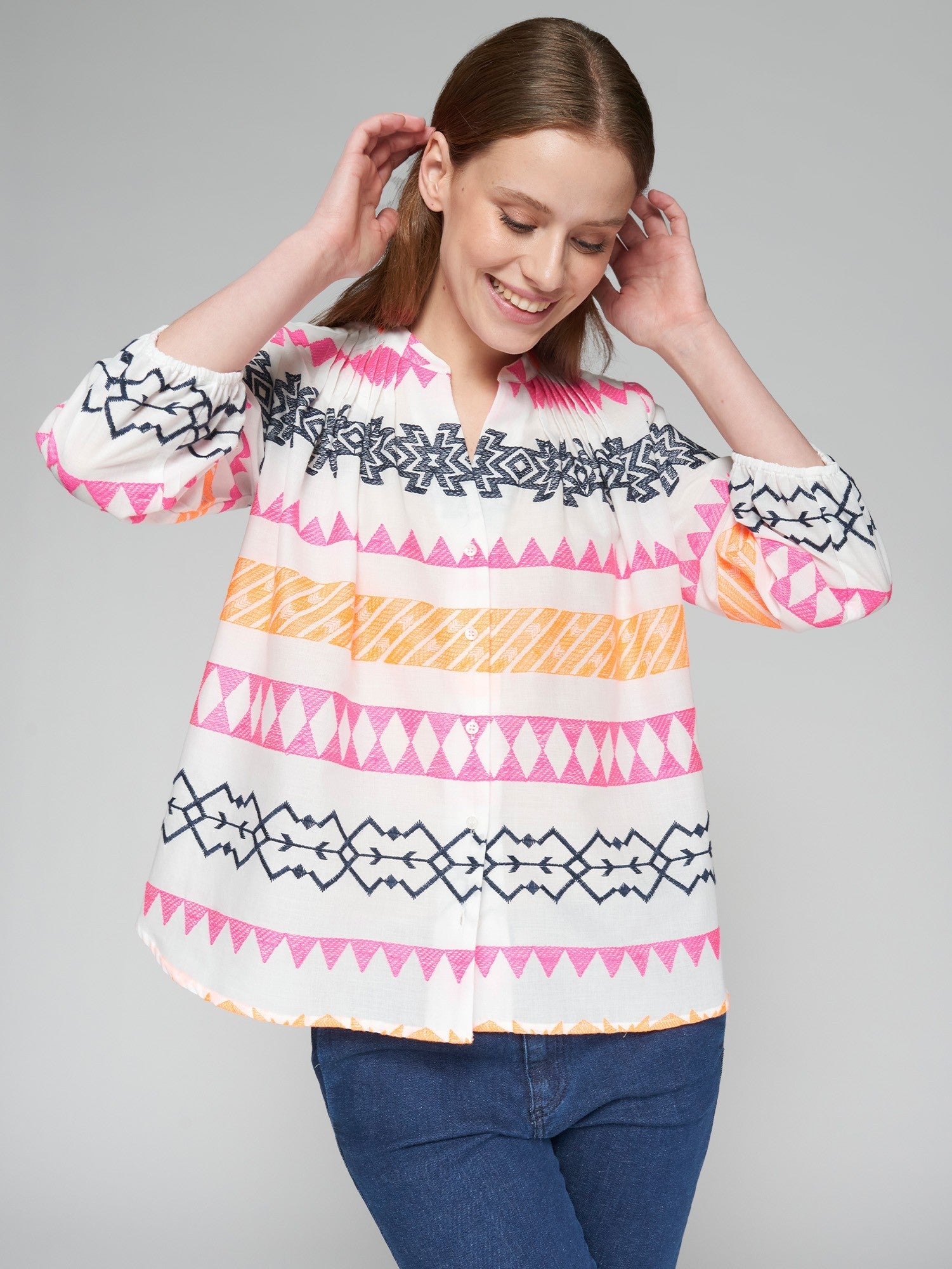 Vilagallo | Neon Drew Top