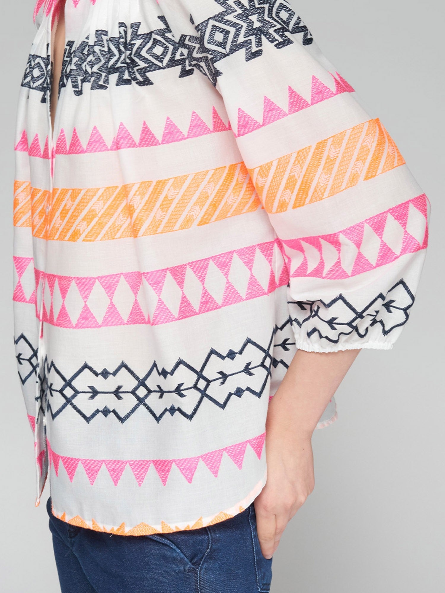 Vilagallo | Neon Drew Top