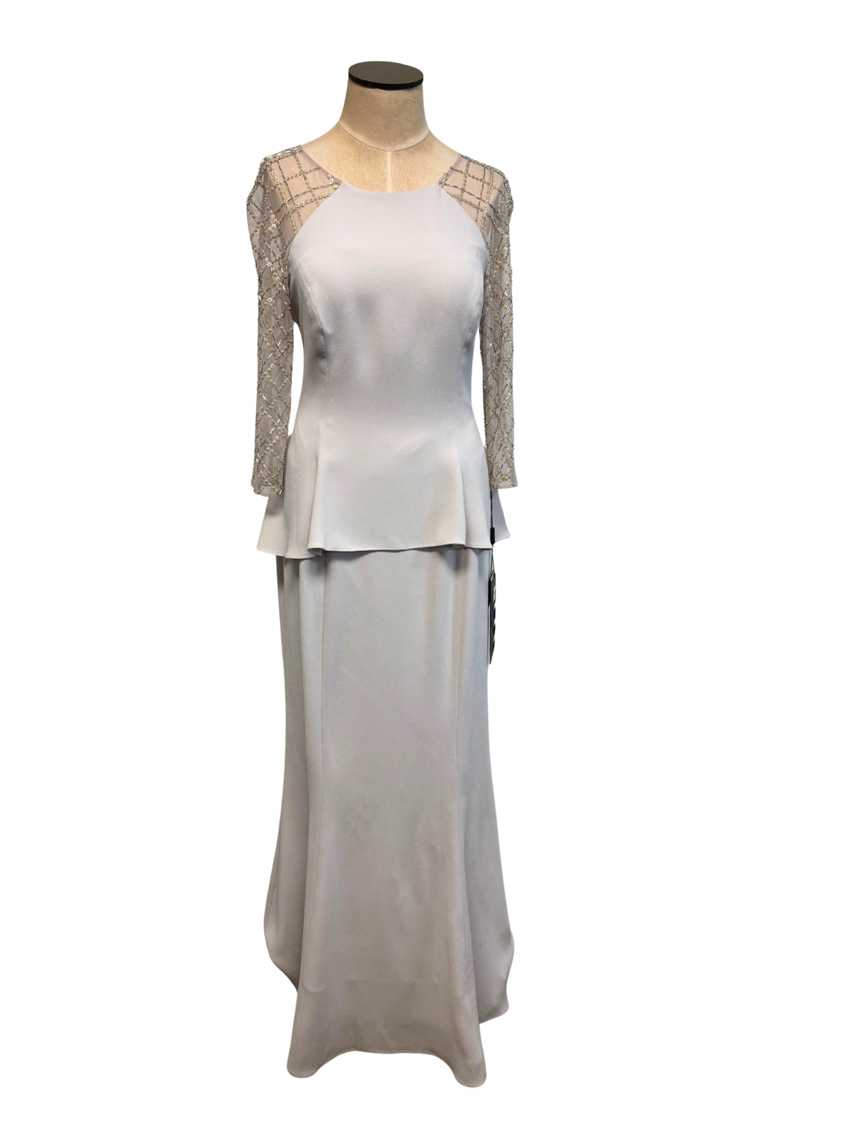 Daymor Couture | Long Peplum Dress - Evelyne Talman