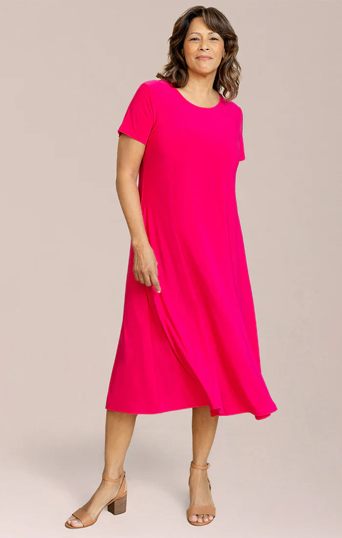 Fit & Flare Dress Short Sleeve – Evelyne Talman