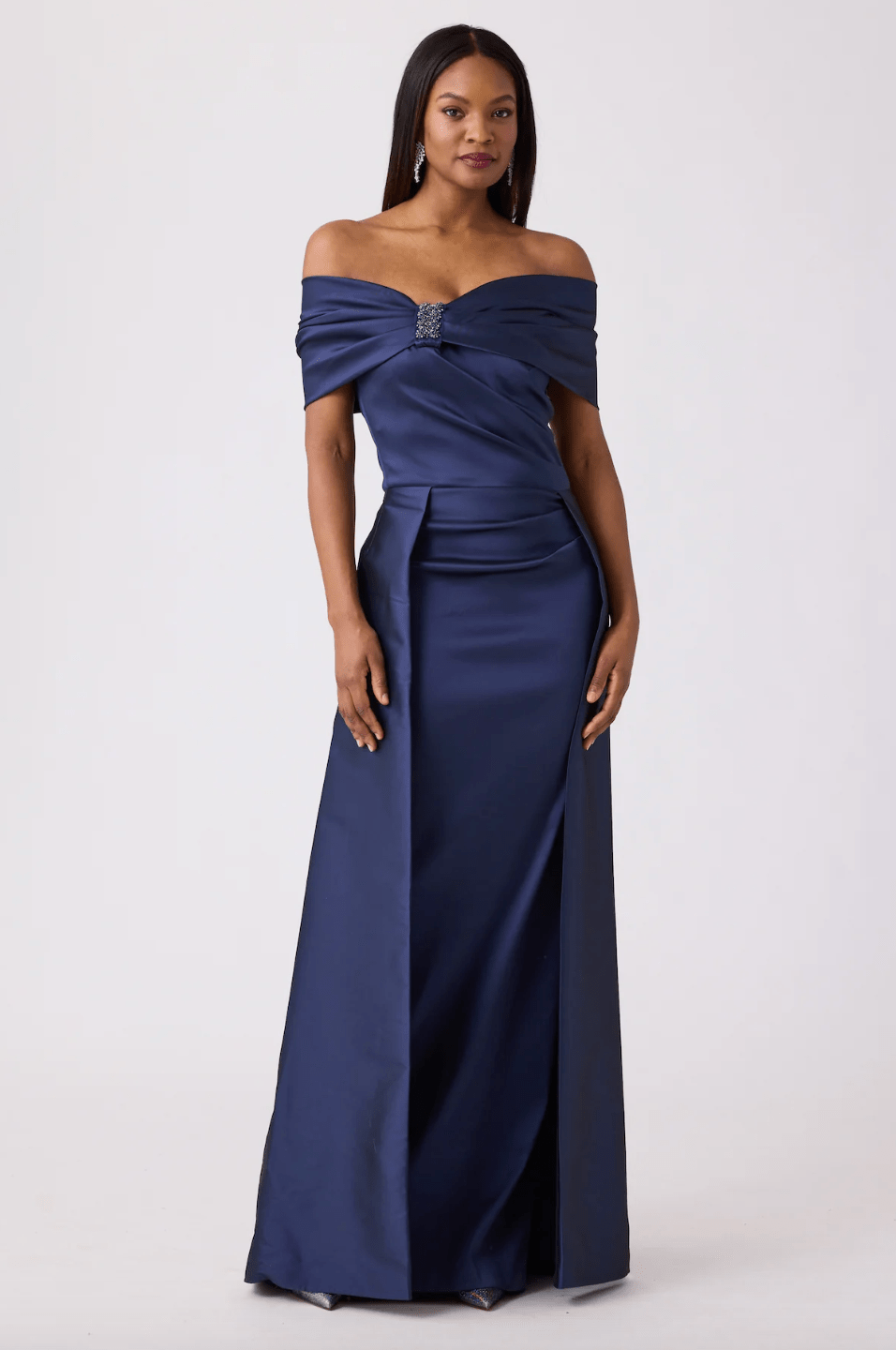 teri jon evening dresses Off-shoulder Gown – Evelyne Talman