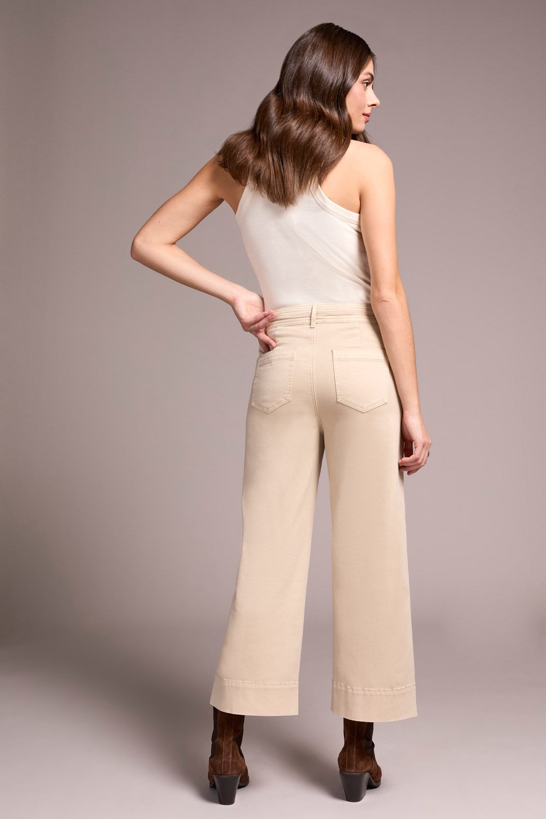 Tribal | High Rise Fly Frt Palazzo W/ W