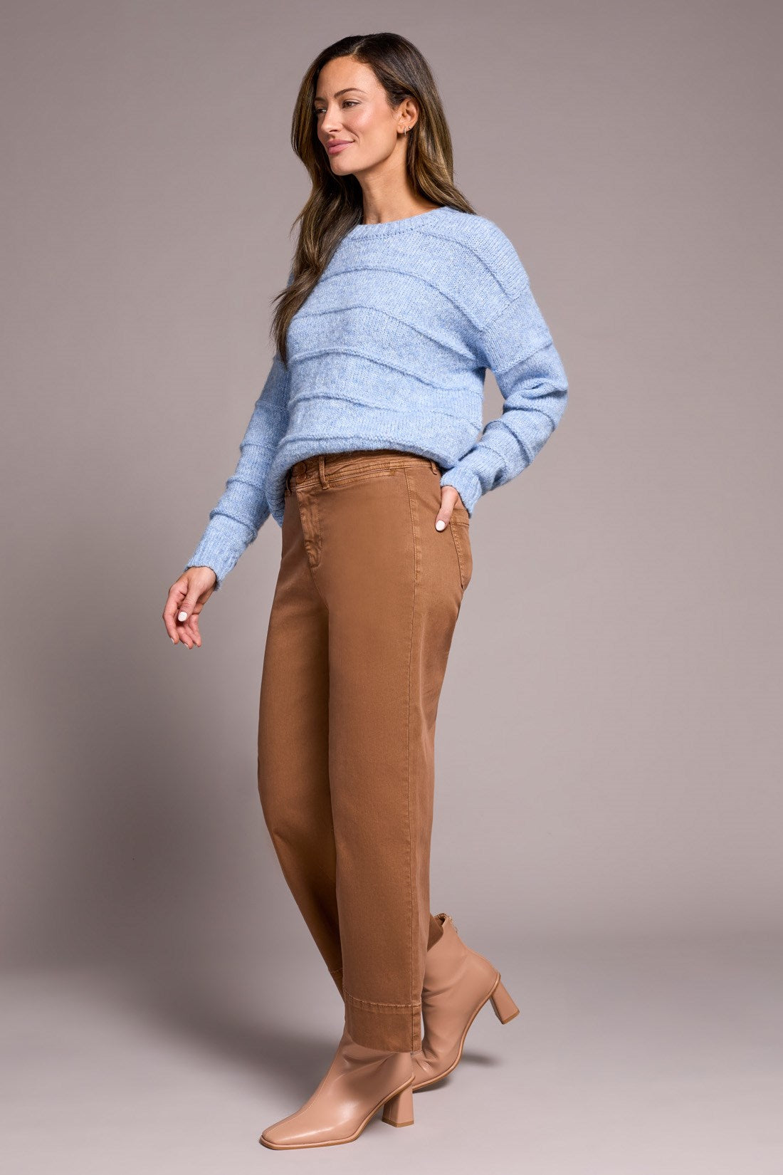 Tribal | High Rise Fly Frt Palazzo W/ W