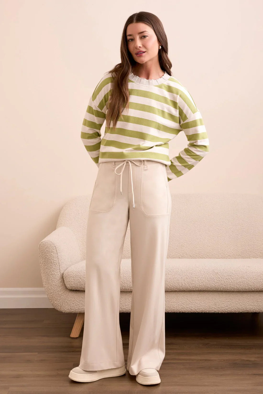 Tribal | Pull On Pant W/ Pkts & Drawcor