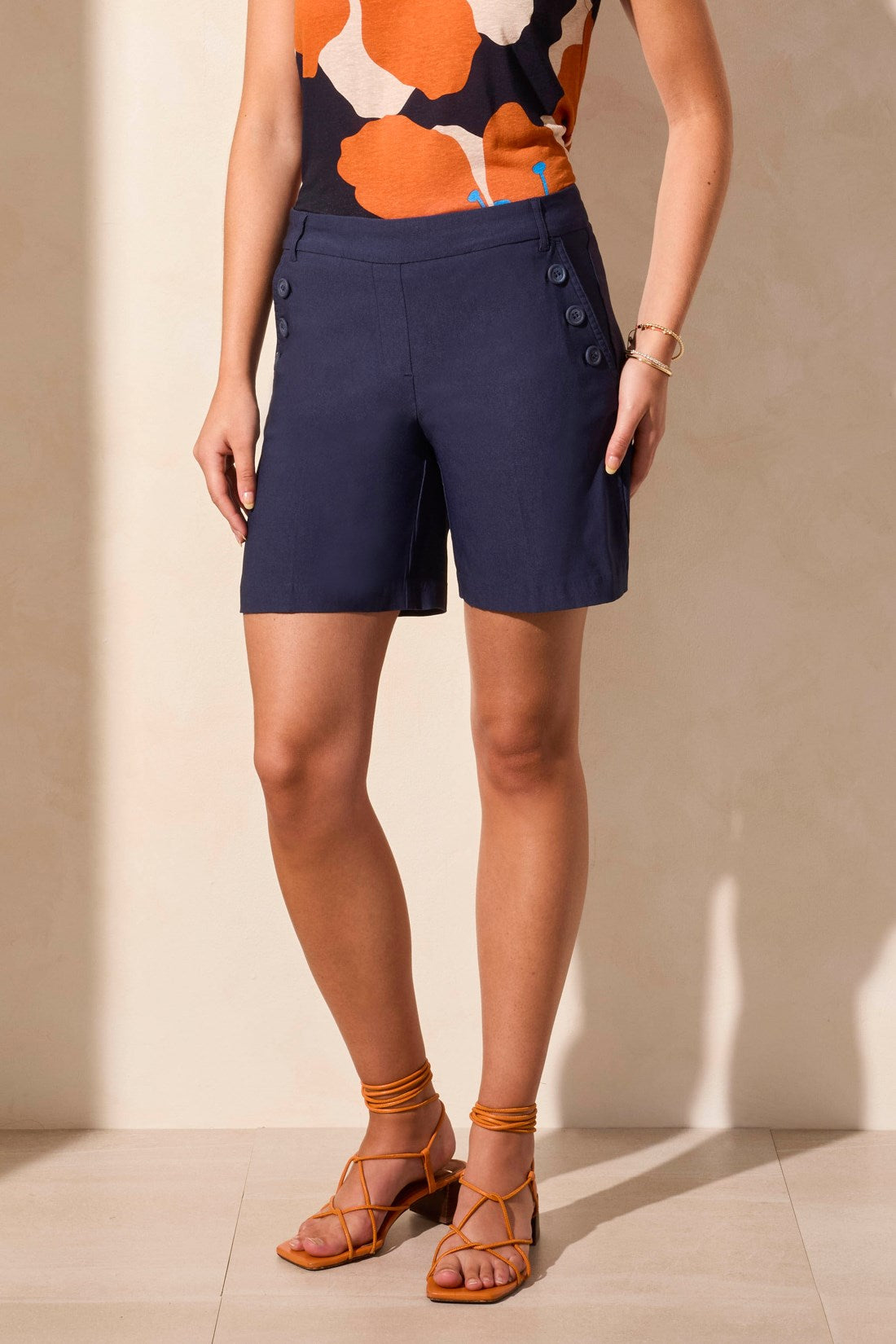 Tribal | Flatten It Pull On Short W/but