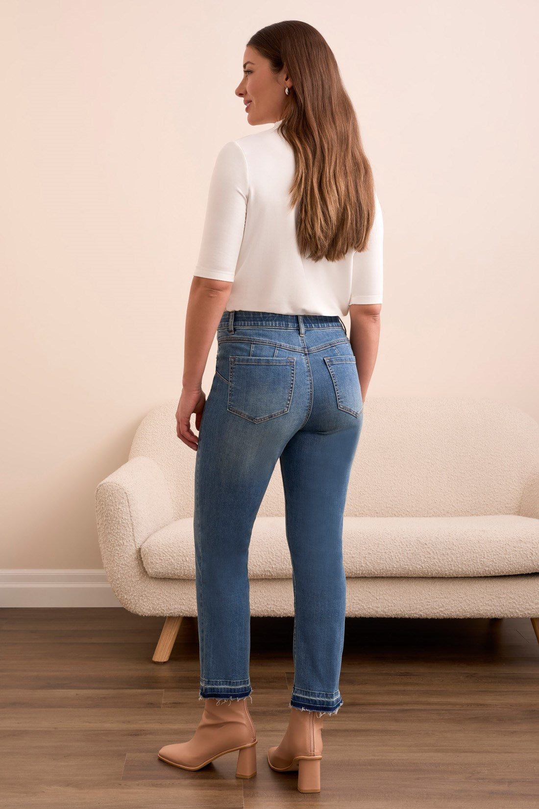 Tribal | Sophia Curvy Hugging Microflare Jeans