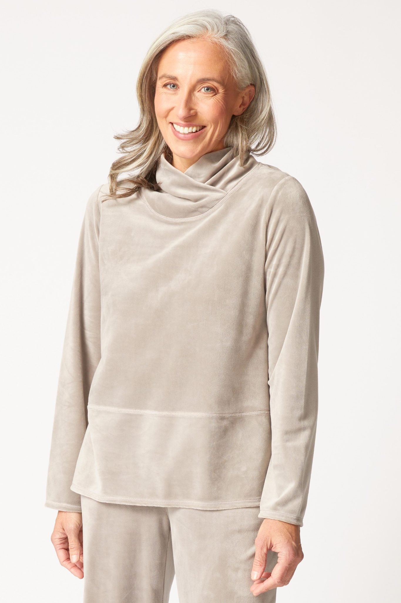 Habitat | Cozy Velour Tranquil Top