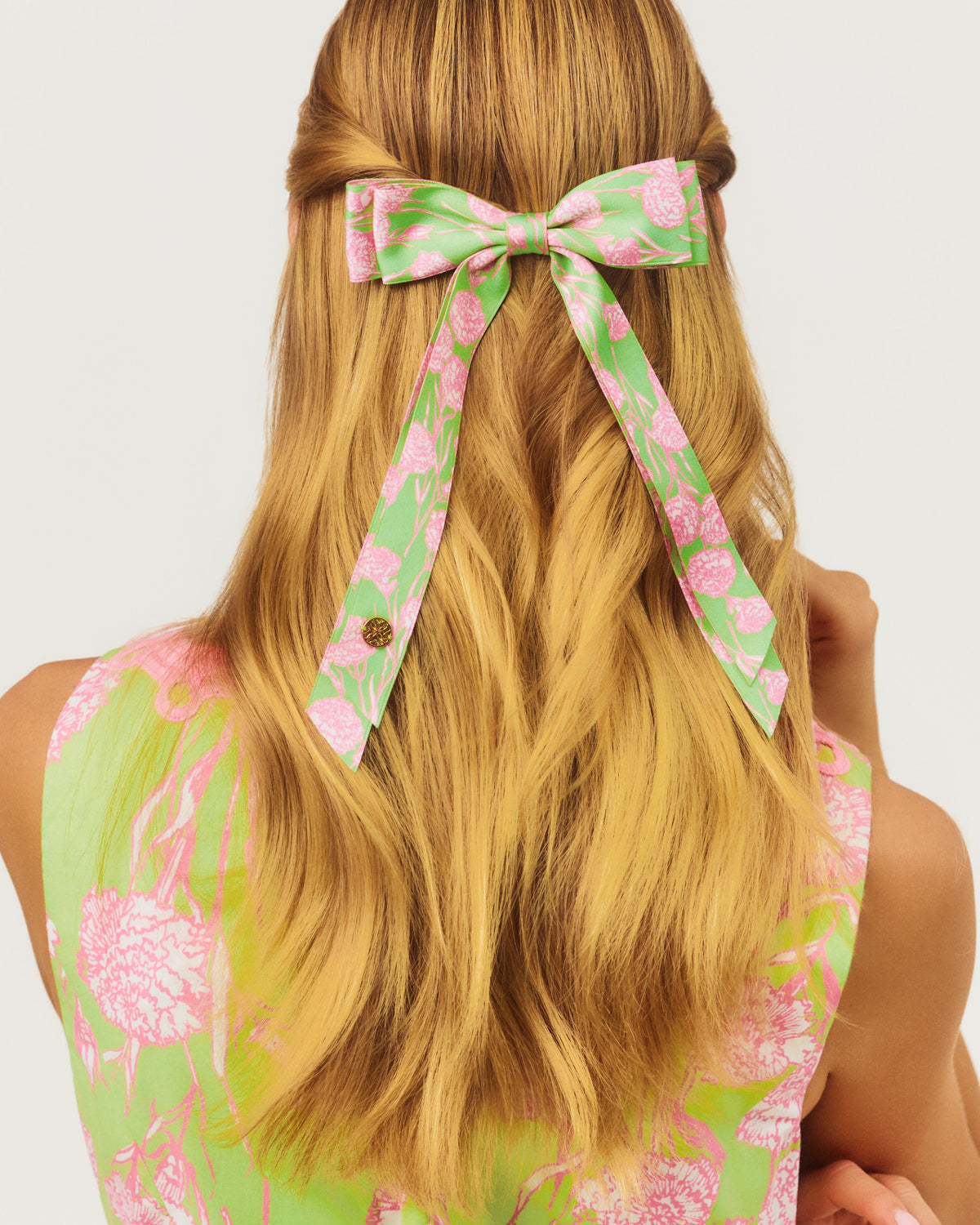 Bow Hair Clip - Pistachio Macaron