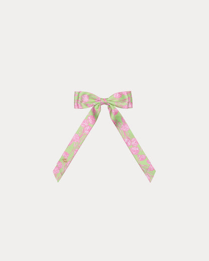 Bow Hair Clip - Pistachio Macaron