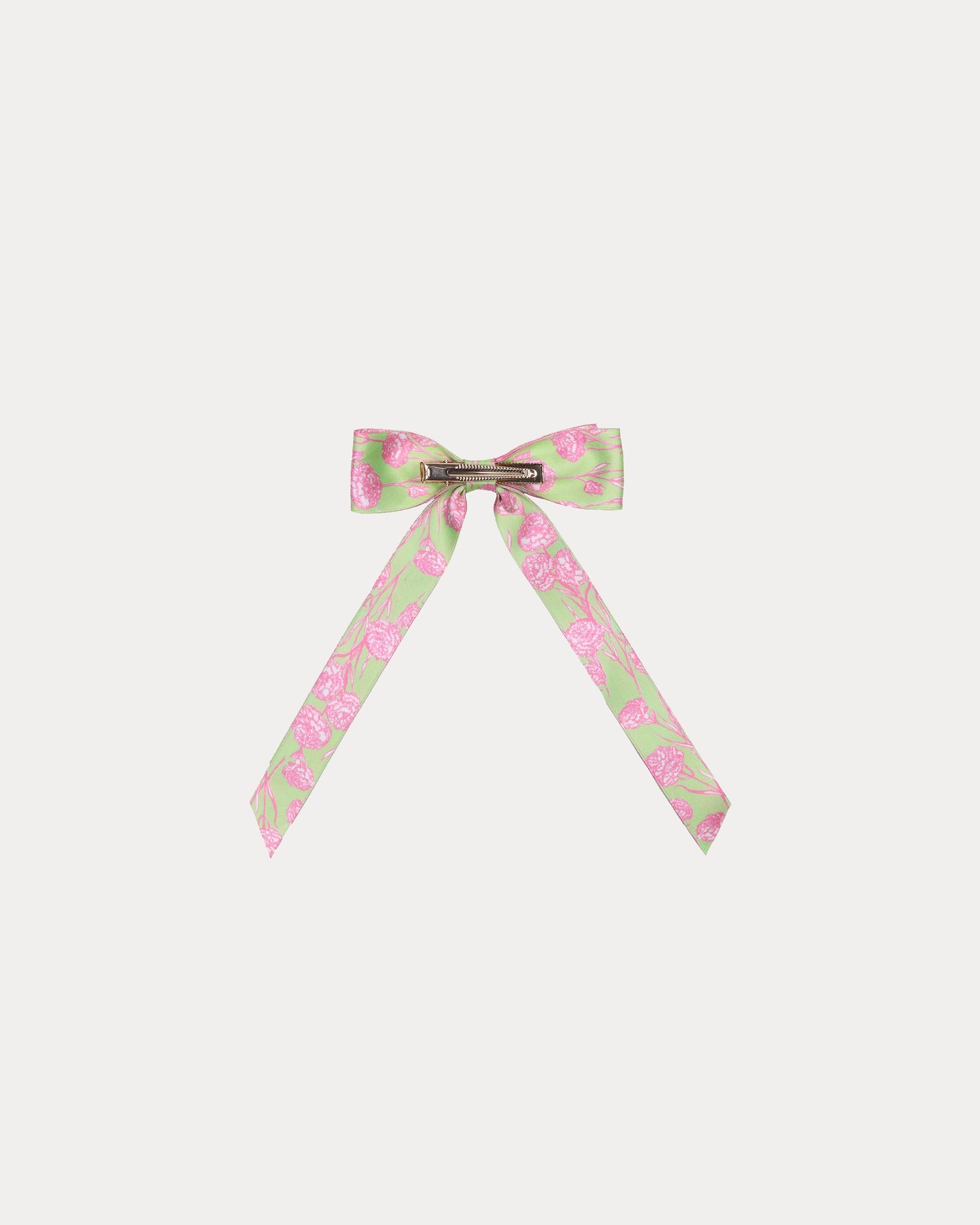 Bow Hair Clip - Pistachio Macaron