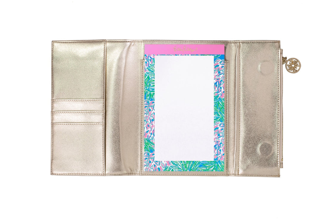 Notepad Folio Gold