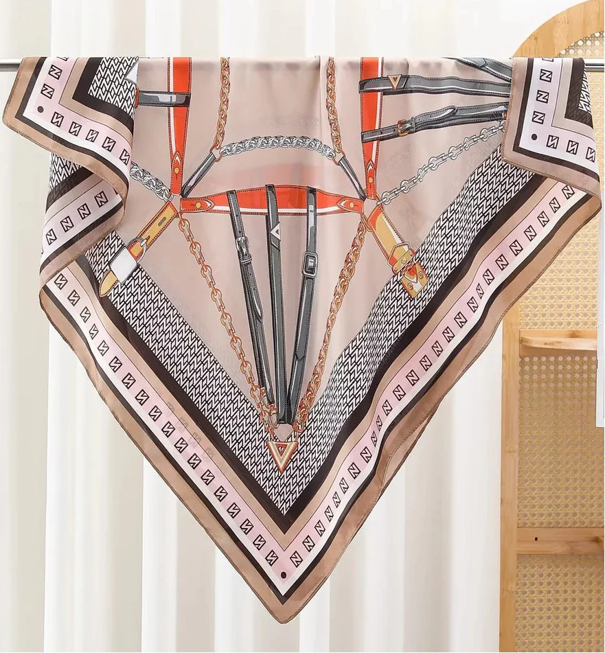Tack Poly Square Fashion Scarf