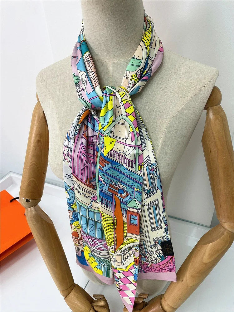 Pink Bow Scarf