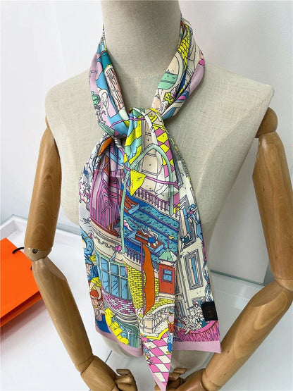 Pink Bow Scarf