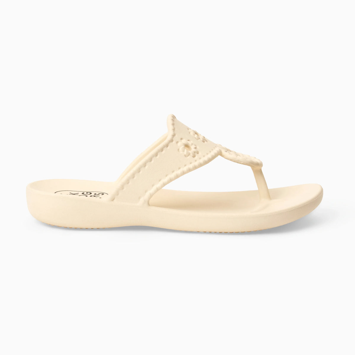 JACK ROGERS Jacks Waterproof Sandal in cream color, showing the sandal&