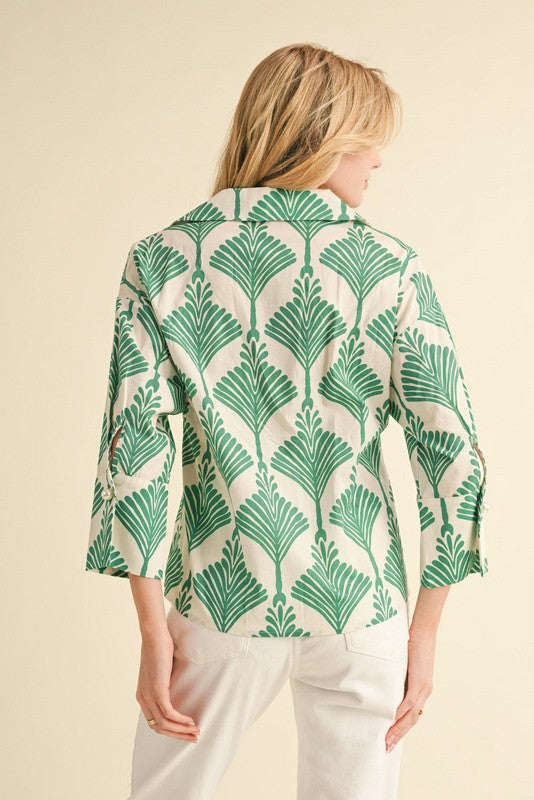 Cloister Collec | Print Top