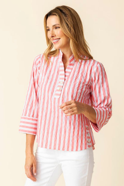 Habitat | Palm Beach Strp Half Placket P