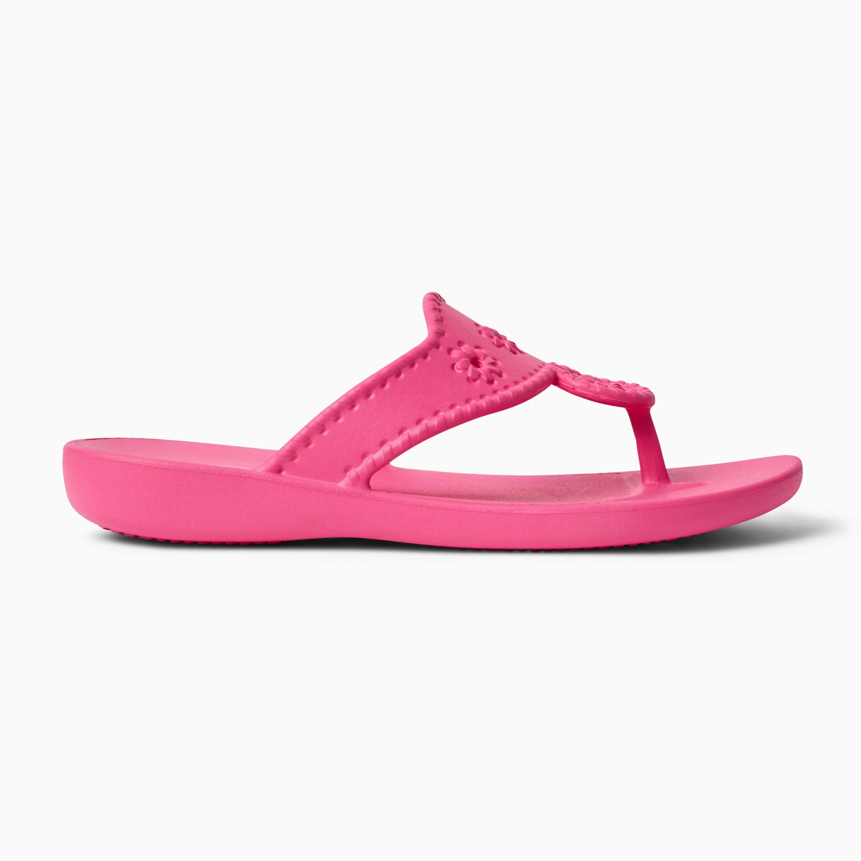 JACK ROGERS Jacks Waterproof Sandal in fuchsia pink with strappy design, suitable for casual summer wear.