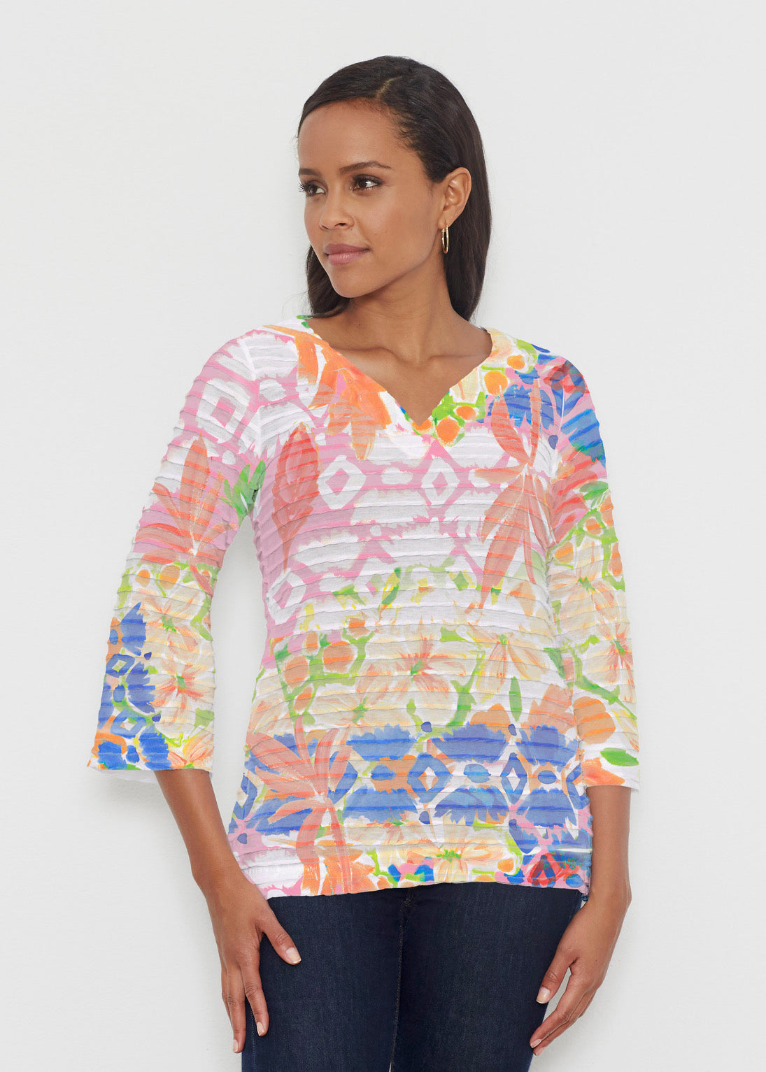 Whimsy Rose | Print Top