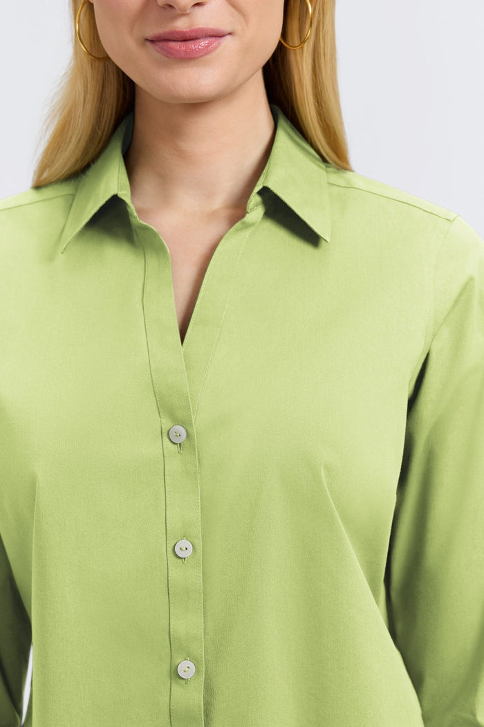 Foxcroft | Mary Solid Top Celery