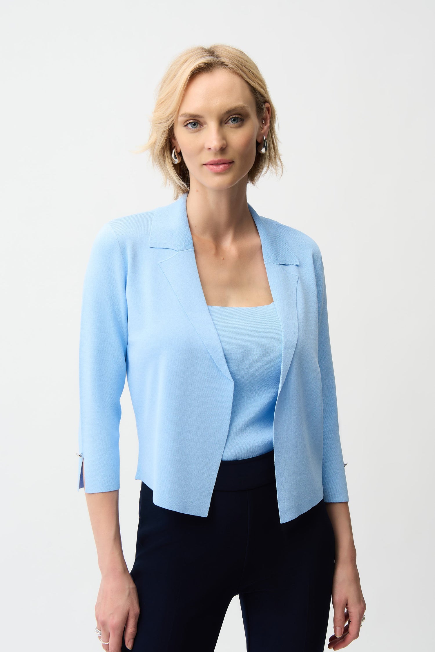 Open Front Blouse
