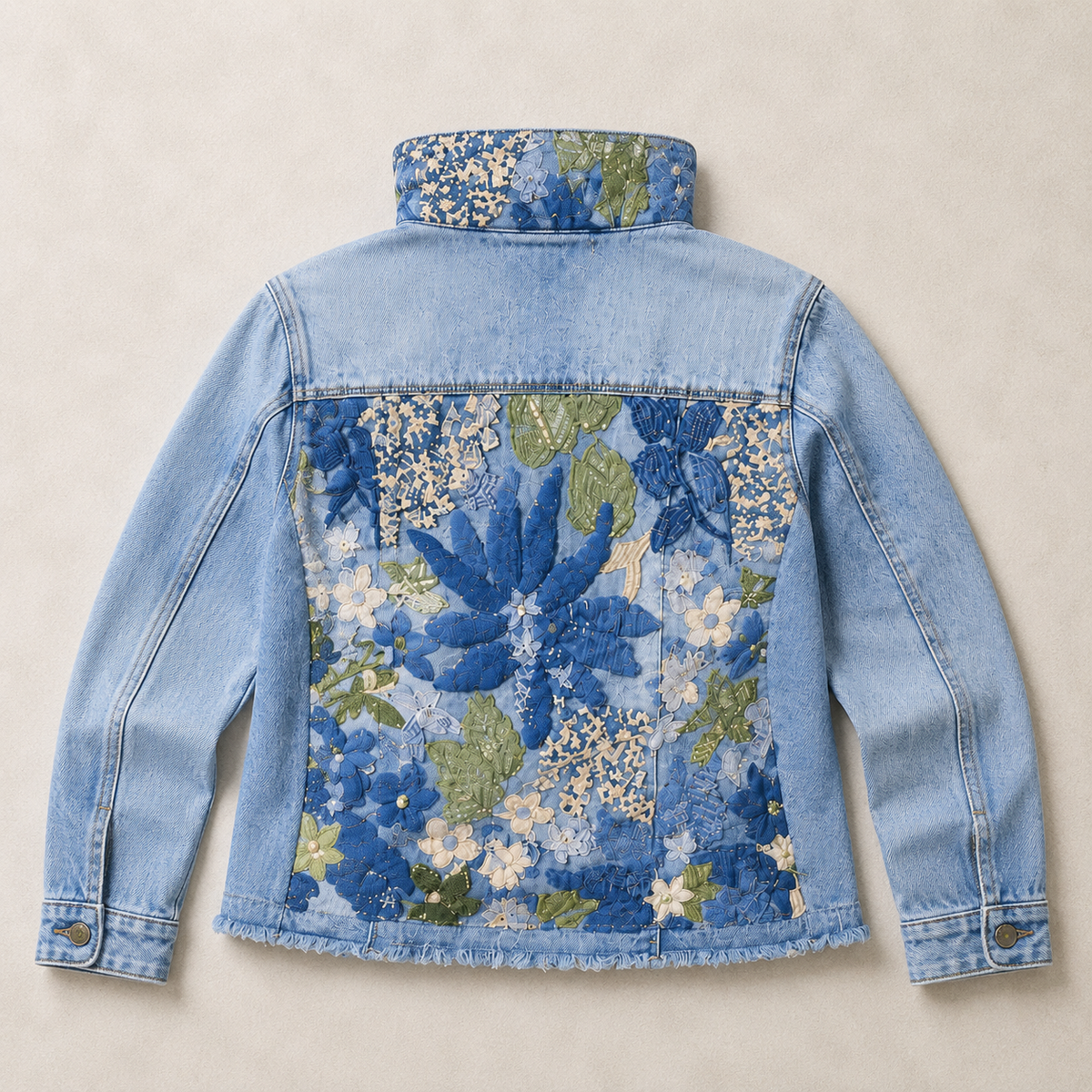 Sequins on Denim Jacket