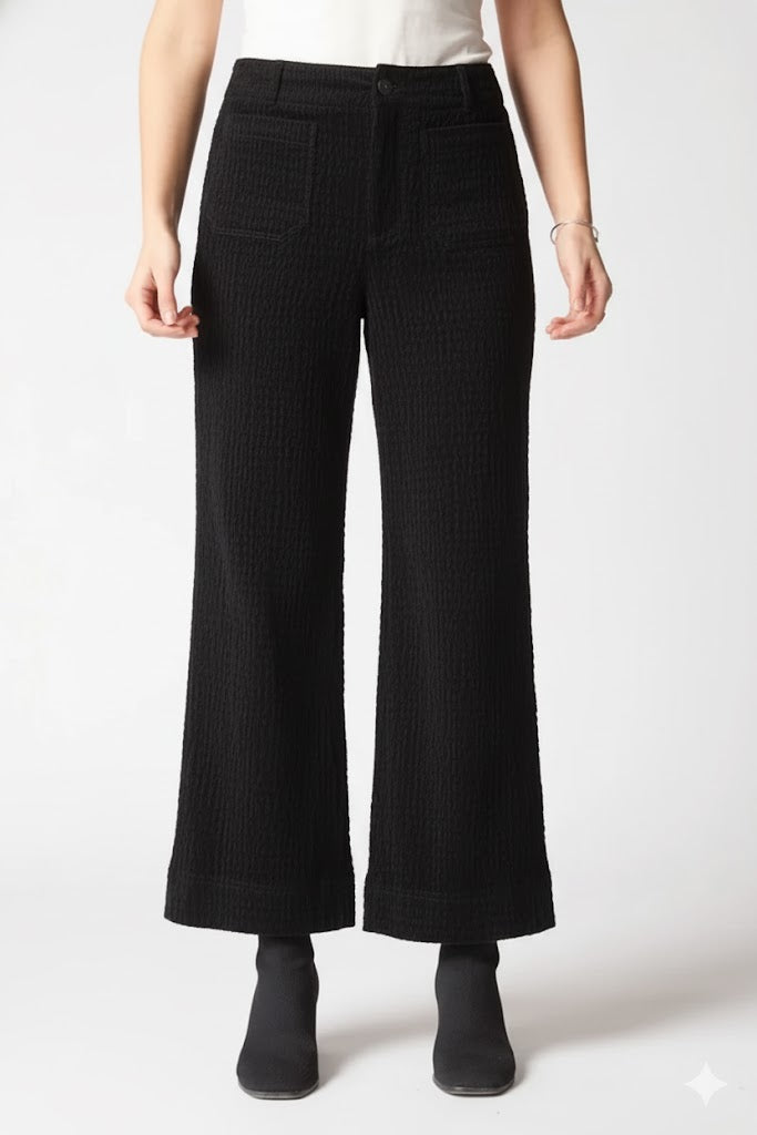 Rustic stretch cord patch pants by HABITAT with patch details and casual fit, shown in a front view.