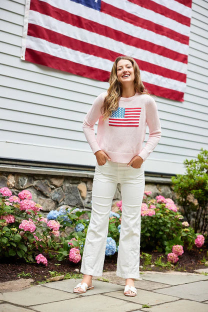 Blush Flag Sweater
