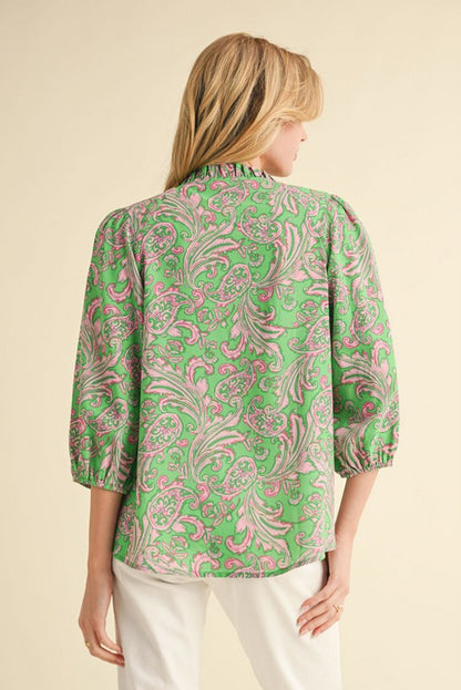 Cloister Collec | Print Top
