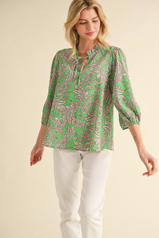Cloister Collec | Print Top