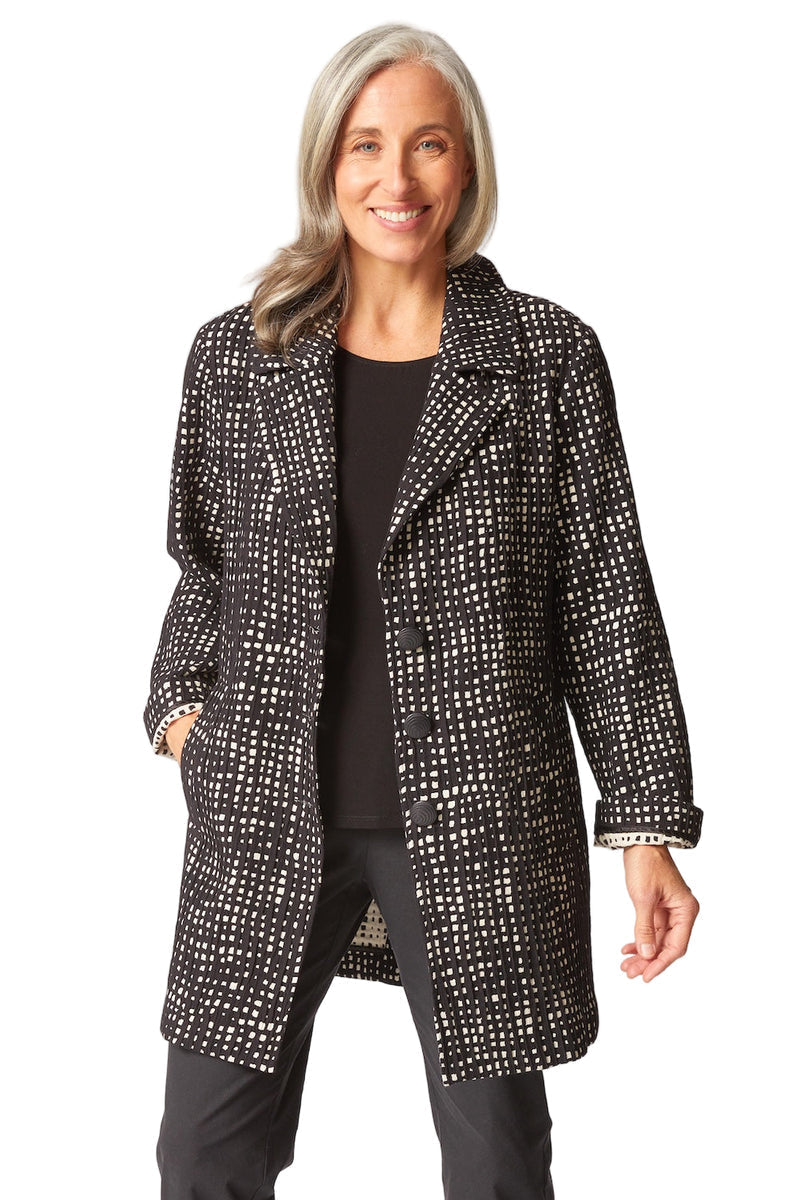Habitat | Autumn Check Paris Car Coat