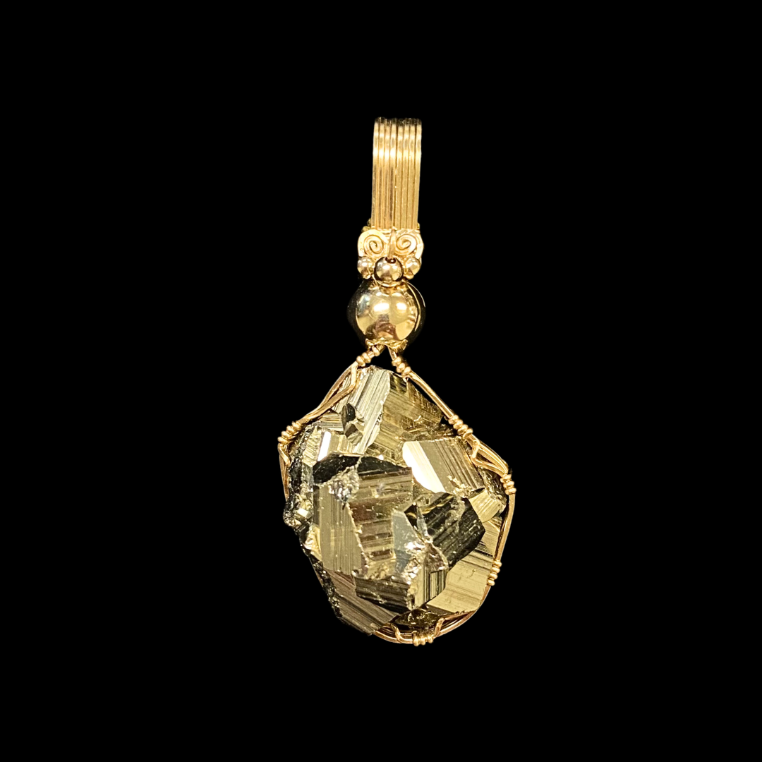 Pyrite Cluster Pendant