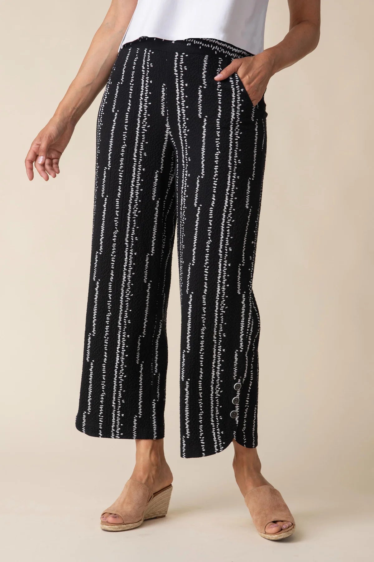 Habitat | Crinkle Crepe Bud Tulip Hem Cr