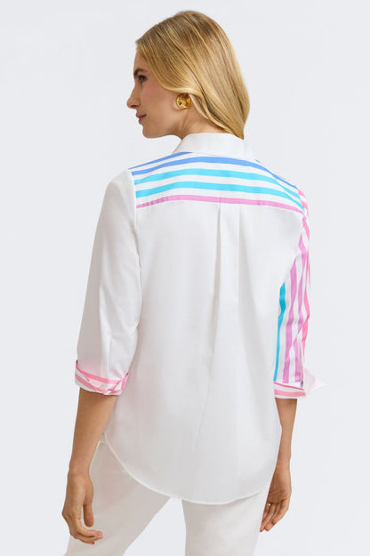 Foxcroft | Charlie 3/4 Sleeve Top