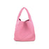 Pink BC HANDBAGS handbag with sleek design and top handle, stylish accessory for everyday or special occasions.