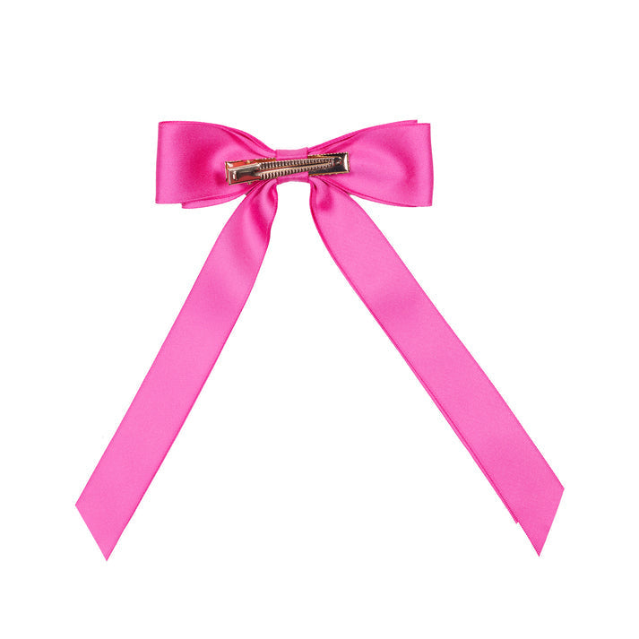 Lilly Pulitzer Bow Clip in Parigi Pink featuring a stylish fabric bow accessory for hair or fashion accents.