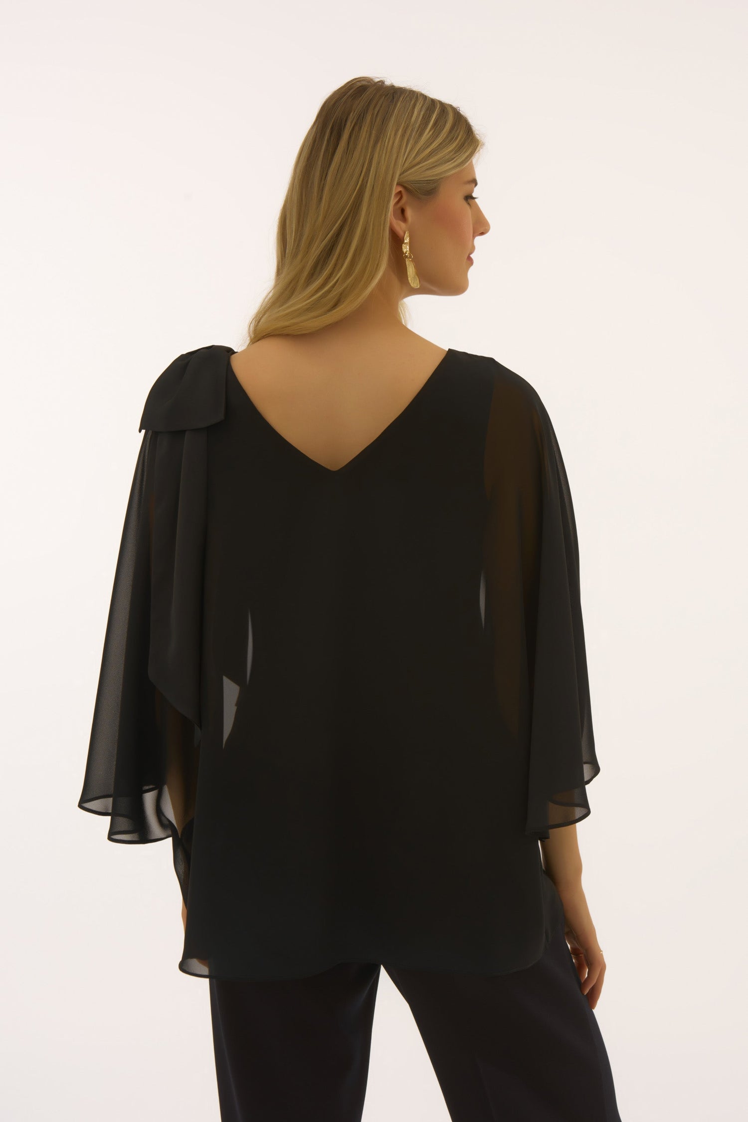 Joseph Ribkoff | Tunic W/bow on Shoulder